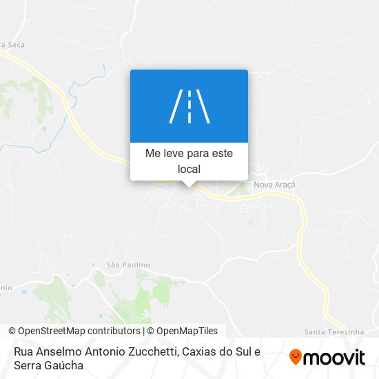 Rua Anselmo Antonio Zucchetti mapa