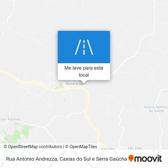 Rua Antonio Andrezza mapa