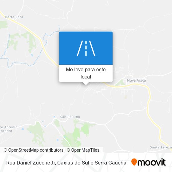 Rua Daniel Zucchetti mapa
