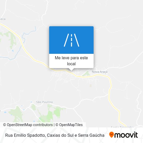 Rua Emilio Spadotto mapa