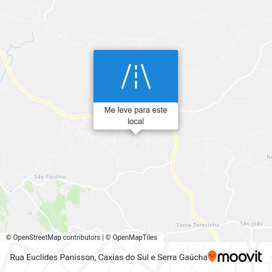 Rua Euclides Panisson mapa