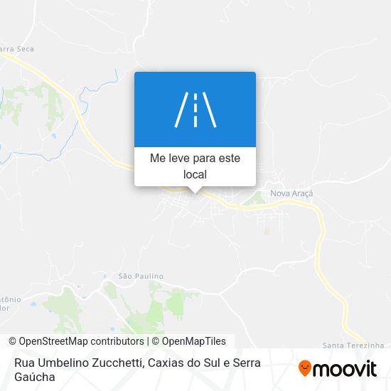 Rua Umbelino Zucchetti mapa