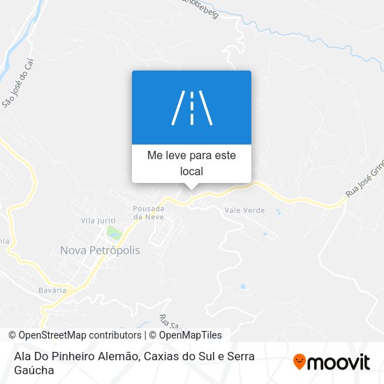 Ala Do Pinheiro Alemão mapa