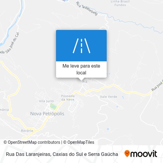 Rua Das Laranjeiras mapa