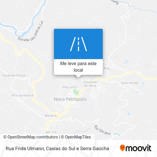 Rua Frida Ulmann mapa