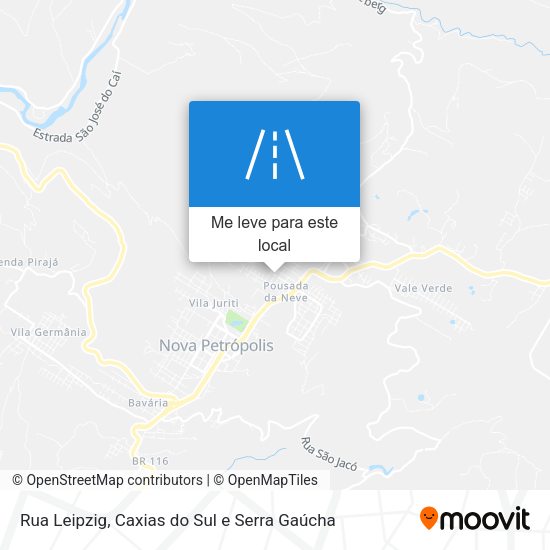 Rua Leipzig mapa