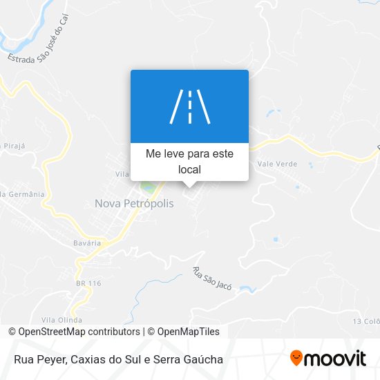 Rua Peyer mapa