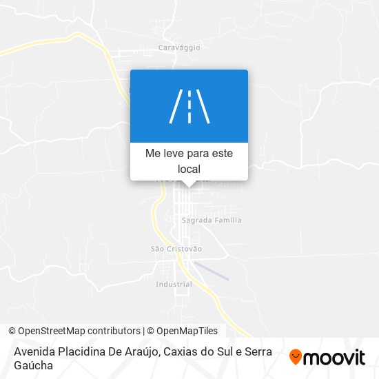 Avenida Placidina De Araújo mapa