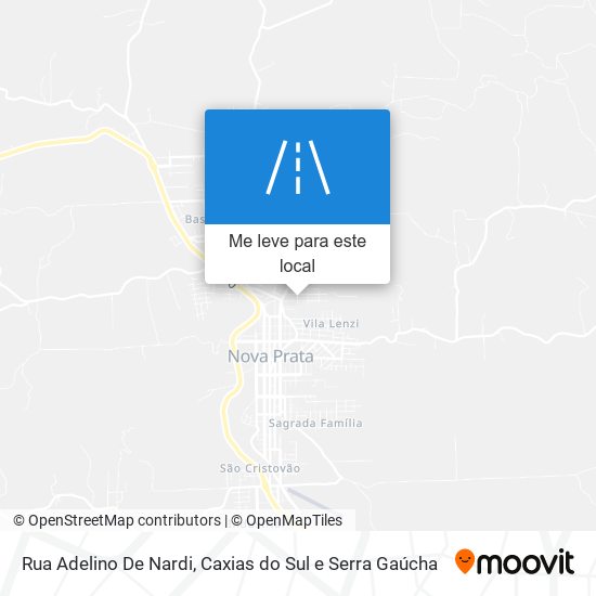 Rua Adelino De Nardi mapa