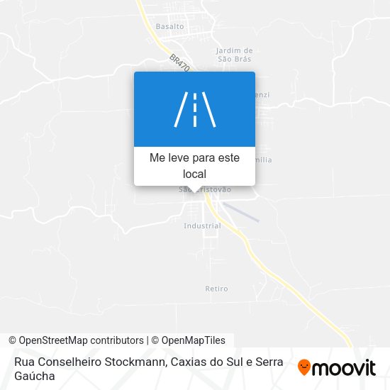 Rua Conselheiro Stockmann mapa