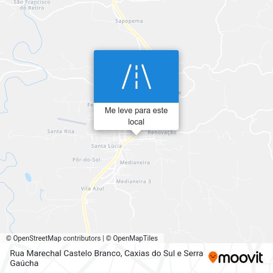 Rua Marechal Castelo Branco mapa