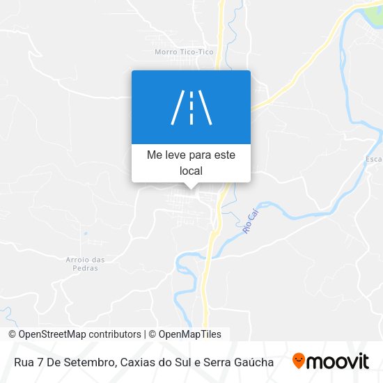 Rua 7 De Setembro mapa