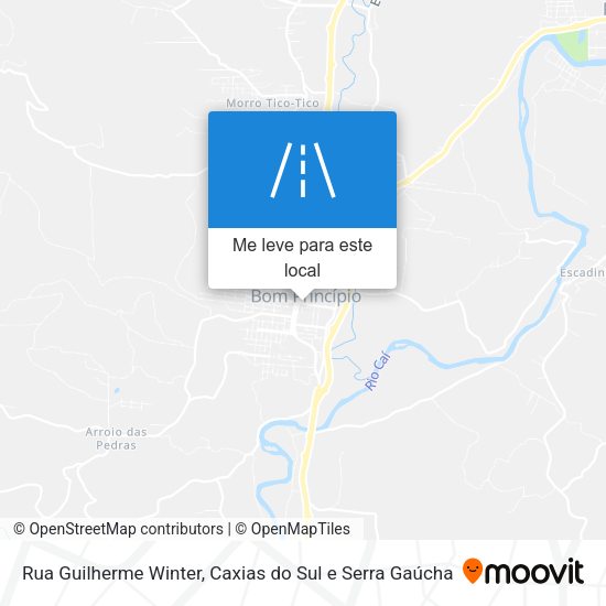 Rua Guilherme Winter mapa