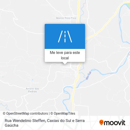 Rua Wendelino Steffen mapa
