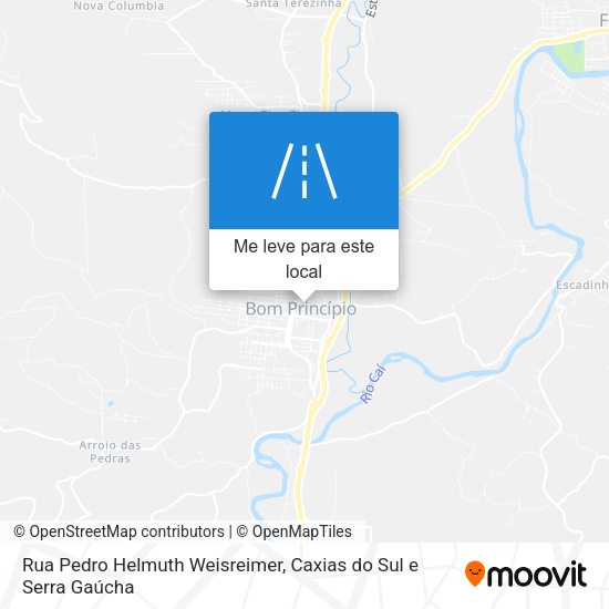 Rua Pedro Helmuth Weisreimer mapa
