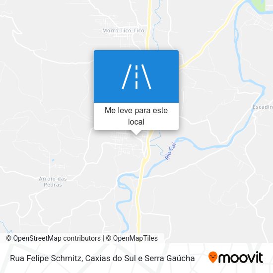 Rua Felipe Schmitz mapa