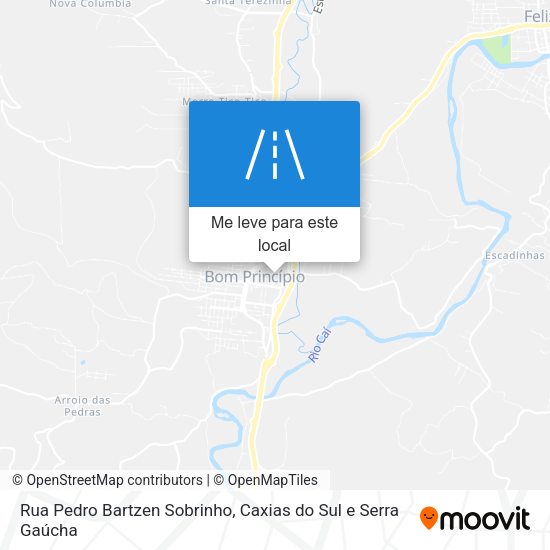 Rua Pedro Bartzen Sobrinho mapa