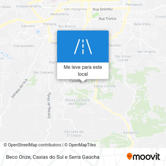 Beco Onze mapa