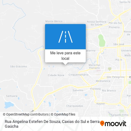 Rua Angelina Estefen De Souza mapa