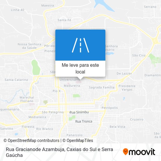 Rua Gracianode Azambuja mapa