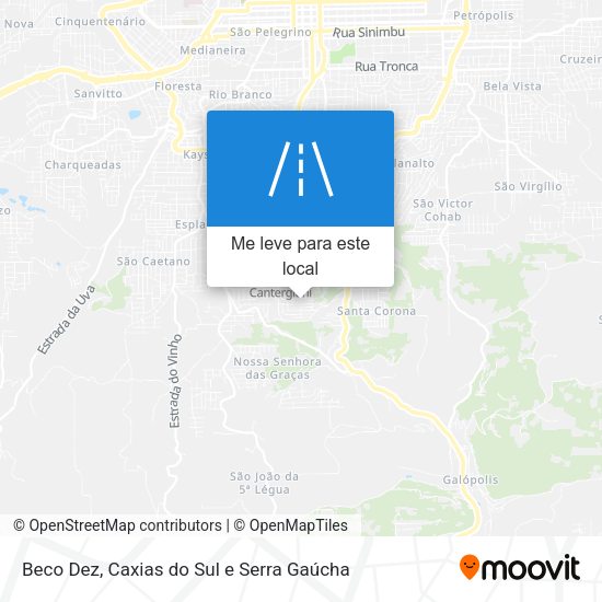 Beco Dez mapa