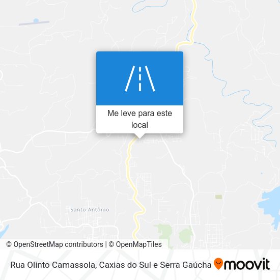 Rua Olinto Camassola mapa
