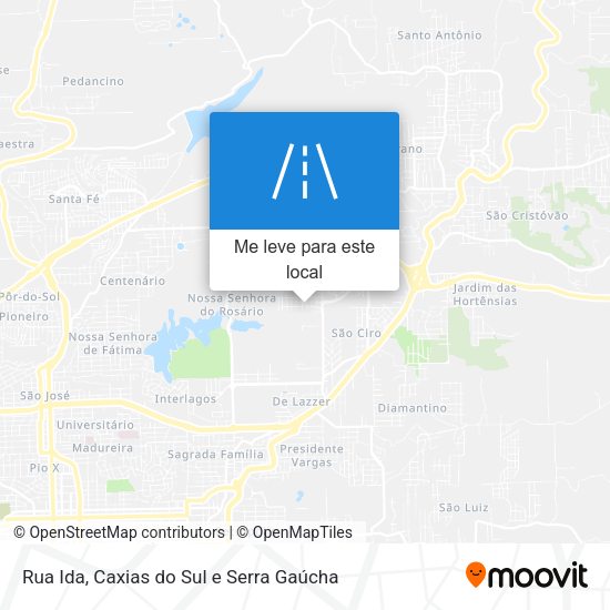 Rua Ida mapa