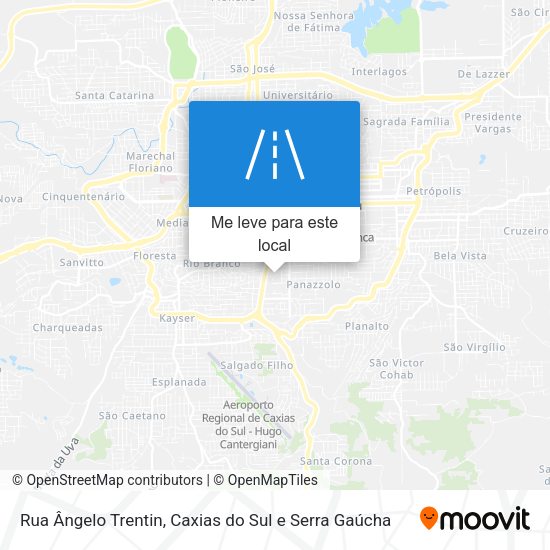 Rua Ângelo Trentin mapa