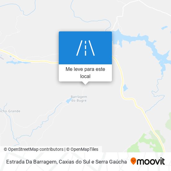 Estrada Da Barragem mapa