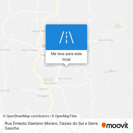 Rua Ernesto Gaetano Muraro mapa