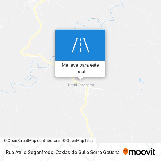 Rua Atílio Seganfredo mapa
