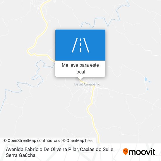Avenida Fabrício De Oliveira Pilar mapa