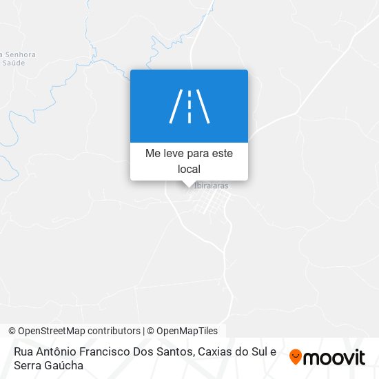 Rua Antônio Francisco Dos Santos mapa