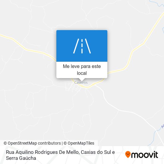 Rua Aquilino Rodrigues De Mello mapa