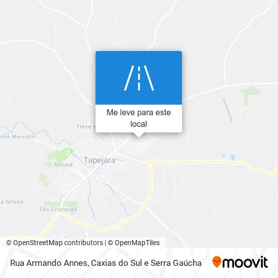 Rua Armando Annes mapa