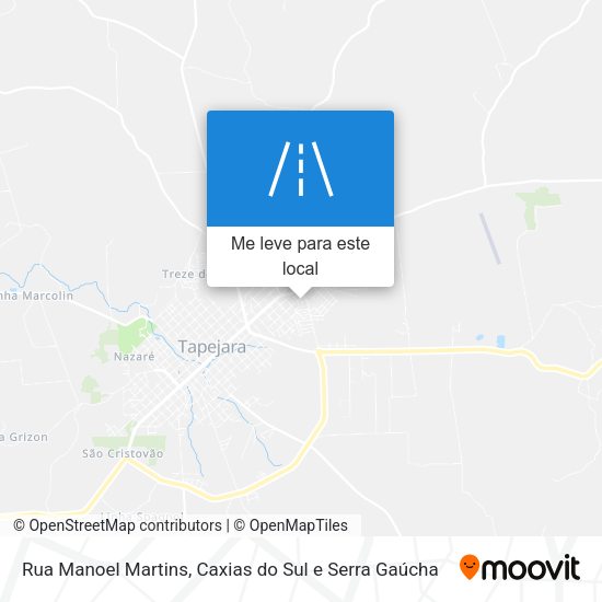 Rua Manoel Martins mapa
