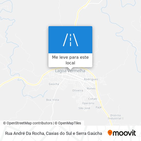 Rua André Da Rocha mapa
