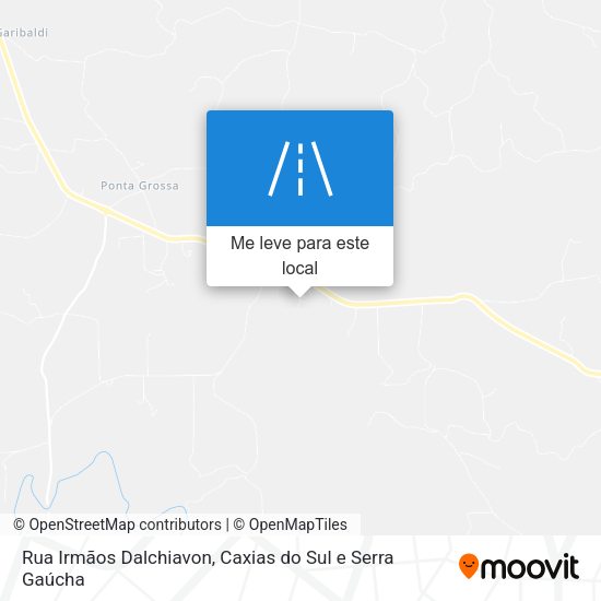 Rua Irmãos Dalchiavon mapa