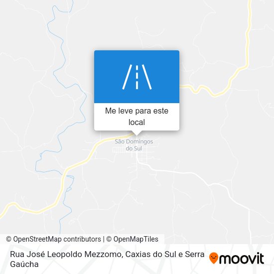 Rua José Leopoldo Mezzomo mapa