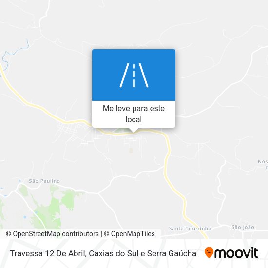 Travessa 12 De Abril mapa