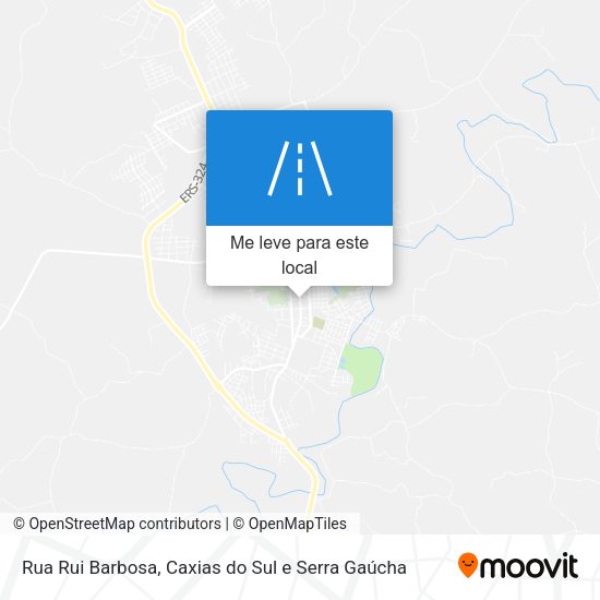 Rua Rui Barbosa mapa