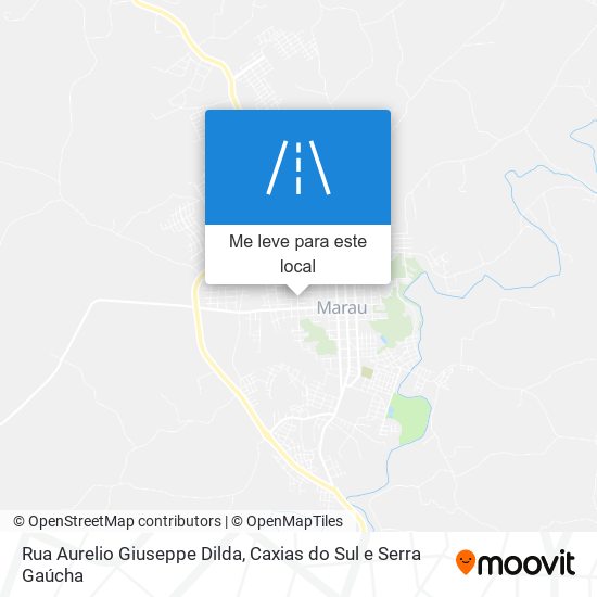 Rua Aurelio Giuseppe Dilda mapa