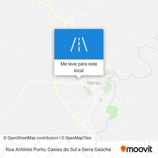 Rua Antônio Porto mapa