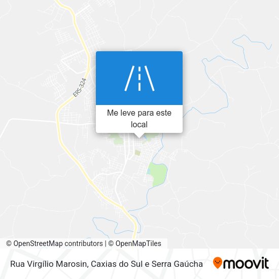 Rua Virgílio Marosin mapa