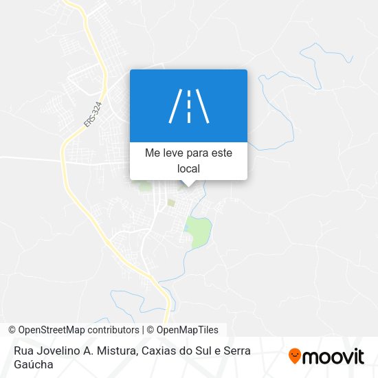 Rua Jovelino A. Mistura mapa