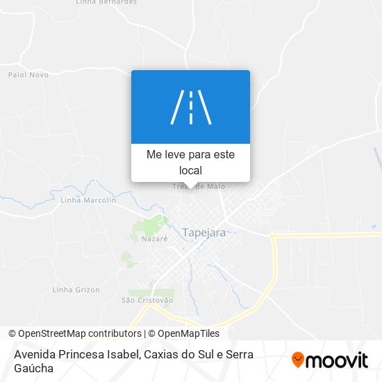 Avenida Princesa Isabel mapa