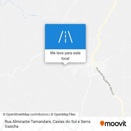 Rua Almirante Tamandare mapa