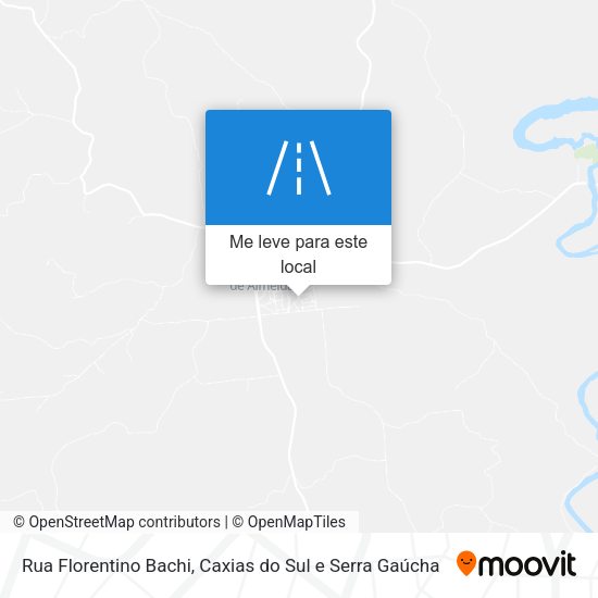 Rua Florentino Bachi mapa