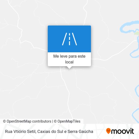 Rua Vtiório Setil mapa