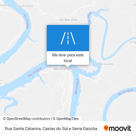 Rua Santa Catarina mapa